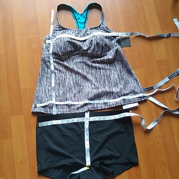 NWT Nike Tankini Bathing Suit Set Racer Back 1X - Picture 5 of 8